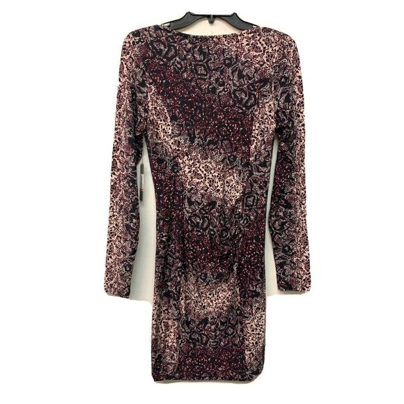 Tart Collections Womens Multicolor Mixed Print Ruched Marlyn Dress - Picture 2 of 4